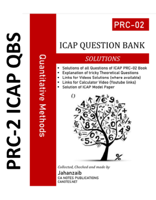 PRC 2 QM ICAP Question bank Solution by Jahanzaib